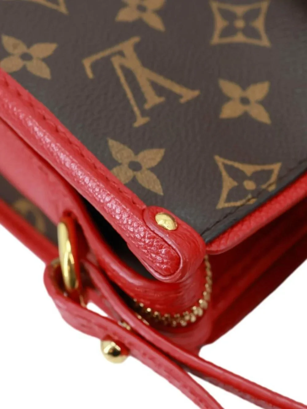 Louis Vuitton Popincourt Monogram Canvas Tote Bag Red